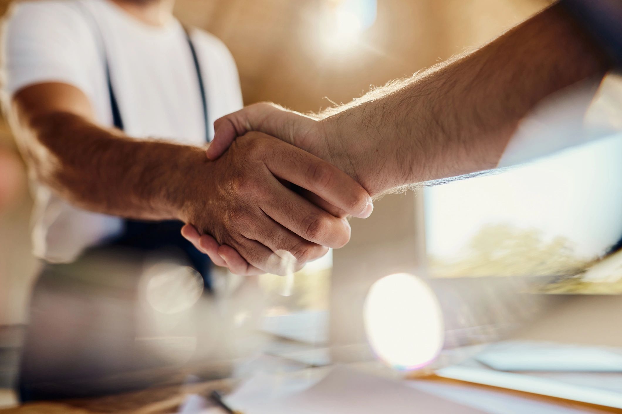 client handshake business law
